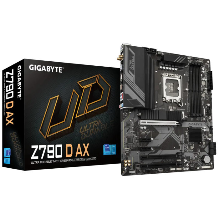 GIGABYTE Z790 D AX, DDR5, SATA3, USB3.2Gen2x2, DP, 2.5GbE, LGA1700 ATX GIGABYTE GIGABYTE Z790 D AX, DDR5, SATA3, USB3.2Gen2x2, DP, 2.5GbE, LGA1700 ATX