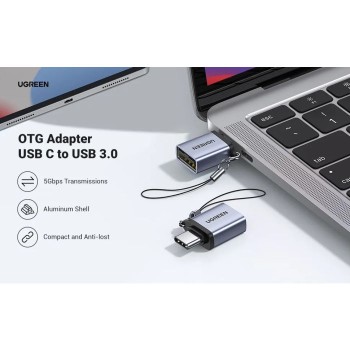 UGREEN USB-C na USB-A 3.0 adapter z vrvico - box