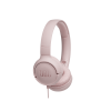 JBL Tune 500 naglavne slušalke z mikrofonom, roza