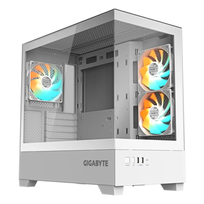 Gigabyte C201 PANORAMIC ICE ATX RGB osvetljeno ohišje, belo GIGABYTE Gigabyte C201 PANORAMIC ICE ATX RGB osvetljeno ohišje, belo