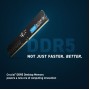 Crucial 16GB DDR5-4800 UDIMM PC5-38400 CL40, 1.1V Crucial 16GB DDR5-4800 UDIMM PC5-38400 CL40, 1.1V