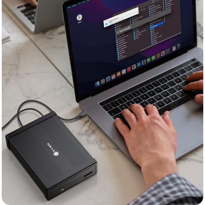 IcyBox IB-525-U3 zunanje ohišje za 5,25 SATA DVD enote