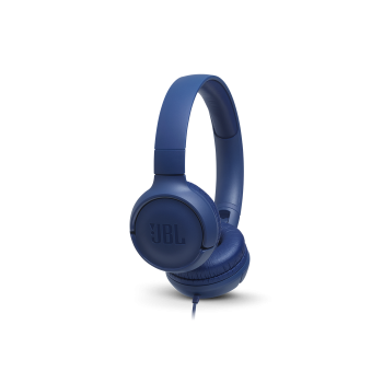 JBL Tune 500 naglavne slušalke z mikrofonom, modre