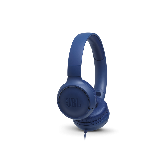 JBL Tune 500 naglavne slušalke z mikrofonom, modre
