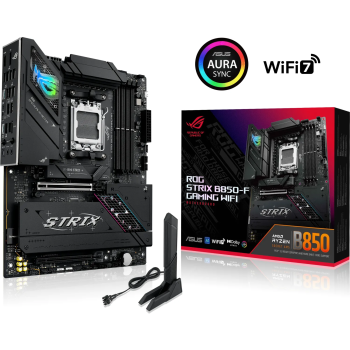 ASUS ROG STRIX B850-F GAMING WIFI, DDR5, SATA3, USB3.2Gen2x2, DP, 2.5GbE, Wi-Fi 7, AM5 ATX