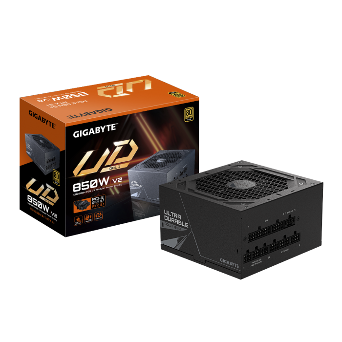 Gigabyte UD850GM PG5 V2 GOLD modularni napajalnik GIGABYTE Gigabyte UD850GM PG5 V2 GOLD modularni napajalnik