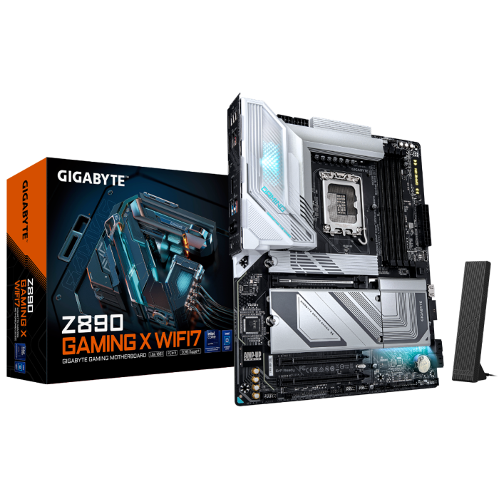 GIGABYTE Z890 GAMING X WIFI7, DDR5, SATA3, USB4, DP, 2.5GbE, WIFI 7, LGA1851 ATX