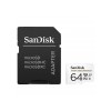 SanDisk High Endurance video microSDHC 64GB + SD Adapter Full HD / 4K video, do 100/40 MB/s C10, U3