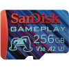 SanDisk GamePlay microSDXC UHS-I Card, 256GB Gaming microSDXC, 190MB/s, 130MB/s W, UHS-I, V30, U3, C