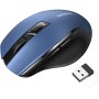 Brezžična miška UGREEN Bluetooth 5.0 in 2,4 Ghz z USB sprejemnikom - modra