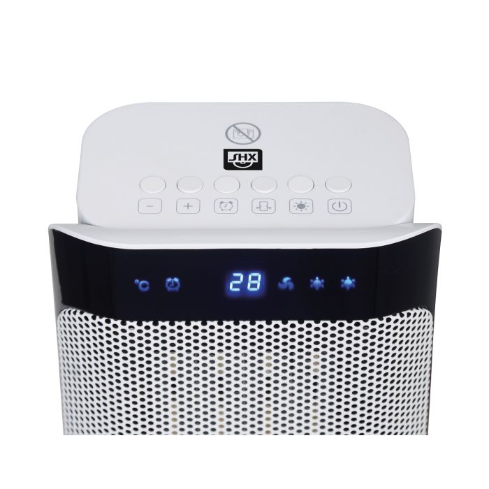 SHE PTC keramični ventilatorski grelnik z zaslonom 2000W