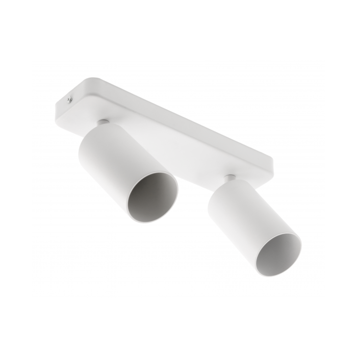 GTV Stropna svetilka SANTO BIS, GU10, max. 2×20 W, IP20, dvojna, bela GTV GTV Stropna svetilka SANTO BIS, GU10, max. 2×20 W, IP20, dvojna, bela