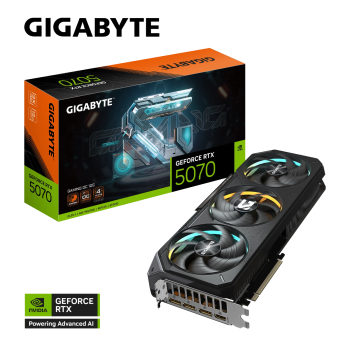 Grafična kartica GIGABYTE GeForce RTX 5070 GAMING OC 12G, 12GB GDDR7, PCI-E 5.0