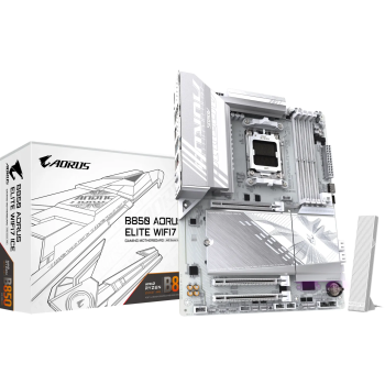 GIGABYTE B850 AORUS ELITE WIFI7 ICE, DDR5, SATA3, USB3.2Gen2x2, DP, 2.5GbE, WiFi 7, AM5 ATX