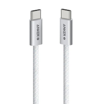 Anker Zolo USB-C to USB-C, 1m, 240W, bel Anker Zolo USB-C to USB-C, 1m, 240W, bel