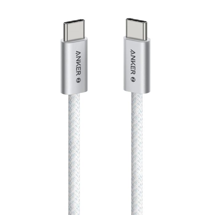 Anker Zolo USB-C to USB-C, 1m, 240W, bel ANKER Anker Zolo USB-C to USB-C, 1m, 240W, bel