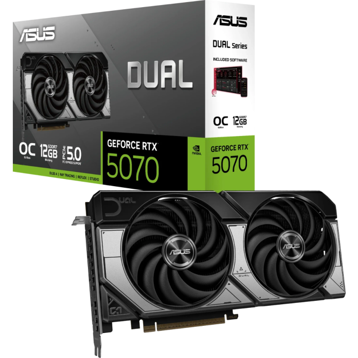 Grafična kartica ASUS Dual GeForce RTX 5070, 12GB GDDR7, PCI-E 5.0