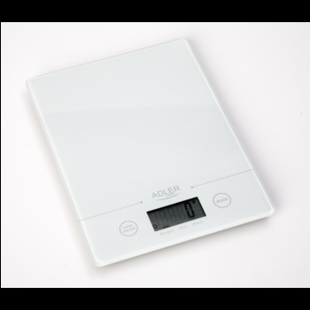 Adler kuhinjska tehtnica bela
