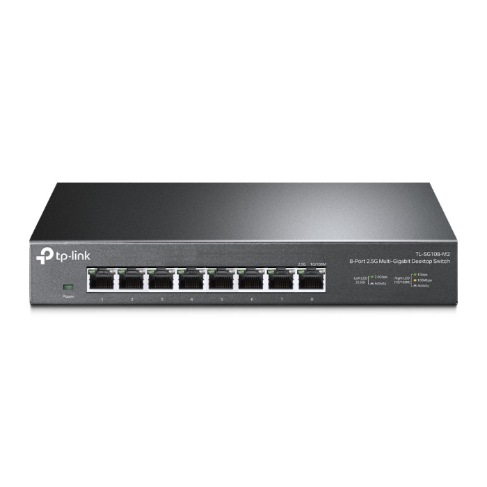 TP-LINK SG108-M2 8 port 2.5G mrežno stikalo / switch TP-LINK TP-LINK SG108-M2 8 port 2.5G mrežno stikalo / switch