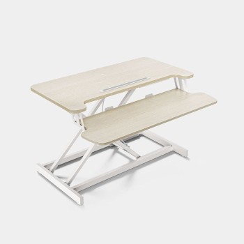 VonHaus Nastavek za stoječo pisalno mizo – svetel les