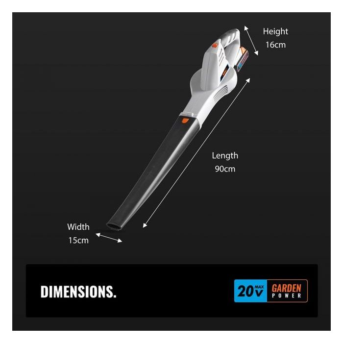 VonHaus G-Series akumulatorski puhalnik listja