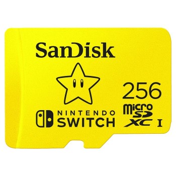SanDisk microSDXC card for Nintendo Switch 256GB, up to 100MB/s Read, 60MB/s Write, U3, C10, A1, UHS