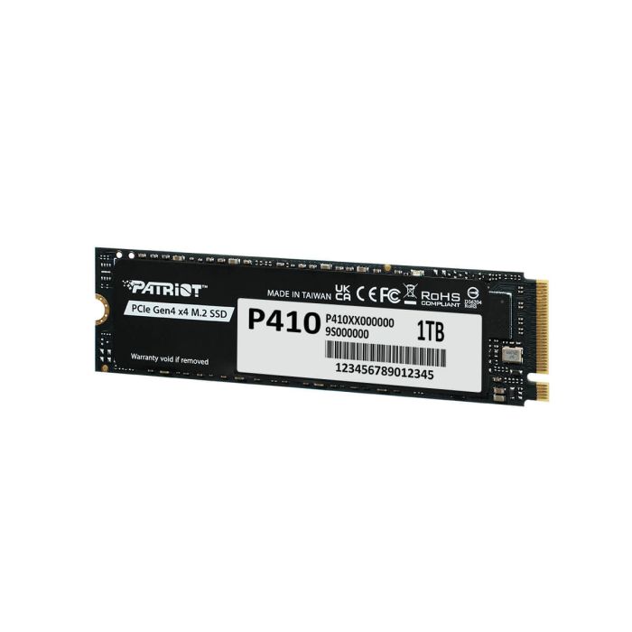 Patriot P410 1TB M.2 NVMe SSD PCIe Gen 4 x4 PATRIOT Patriot P410 1TB M.2 NVMe SSD PCIe Gen 4 x4