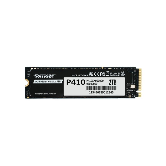 Patriot P410 2TB M.2 NVMe SSD PCIe Gen 4 x4 PATRIOT Patriot P410 2TB M.2 NVMe SSD PCIe Gen 4 x4