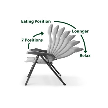 BRUNNER ARAVEL 3D Stol za kampiranje črn 0404065N.C09L LARGE