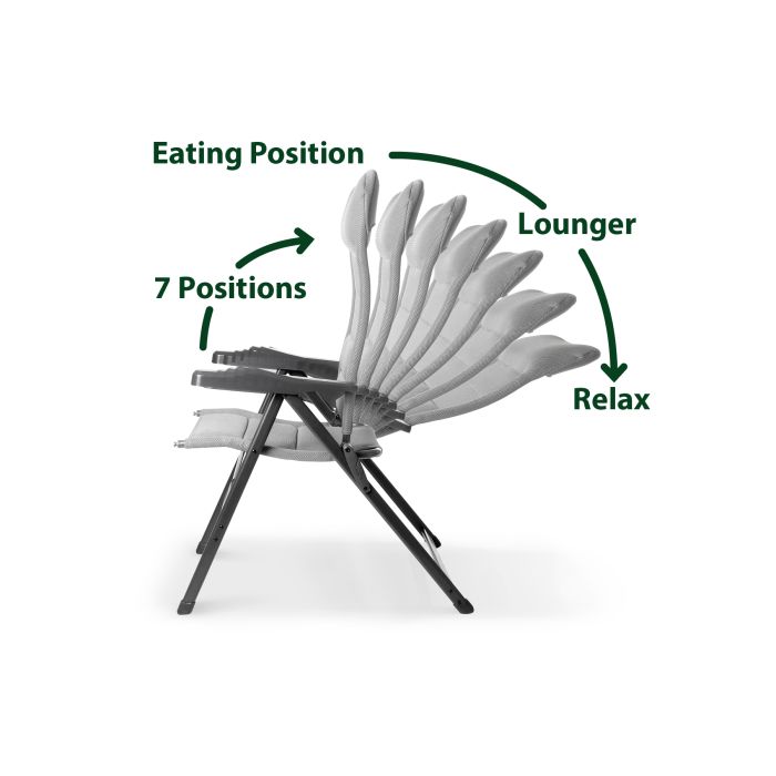 BRUNNER ARAVEL 3D Stol za kampiranje črn 0404065N.C09L LARGE