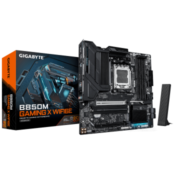 GIGABYTE B850M GAMING X WIFI6E, DDR5, SATA3, USB3.2Gen2, DP, 2.5GbE, WiFi 6E, AM5 mATX
