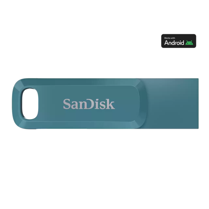 SanDisk 512GB Ultra Dual Drive Go USB-C/A 3.2 USB ključ (moder) SANDISK SanDisk 512GB Ultra Dual Drive Go USB-C/A 3.2 USB ključ (moder)