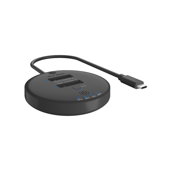 IcyBox IB-1612MCL-C31 priklopna in postaja za kloniranje M.2 NVMe SSD diskov