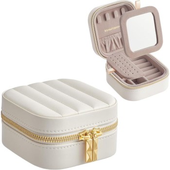 SONGMICS HOME ANAH Collection Potovalna škatlica za nakit