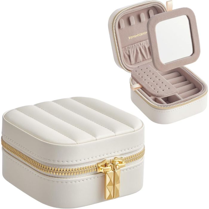 SONGMICS HOME ANAH Collection Potovalna škatlica za nakit