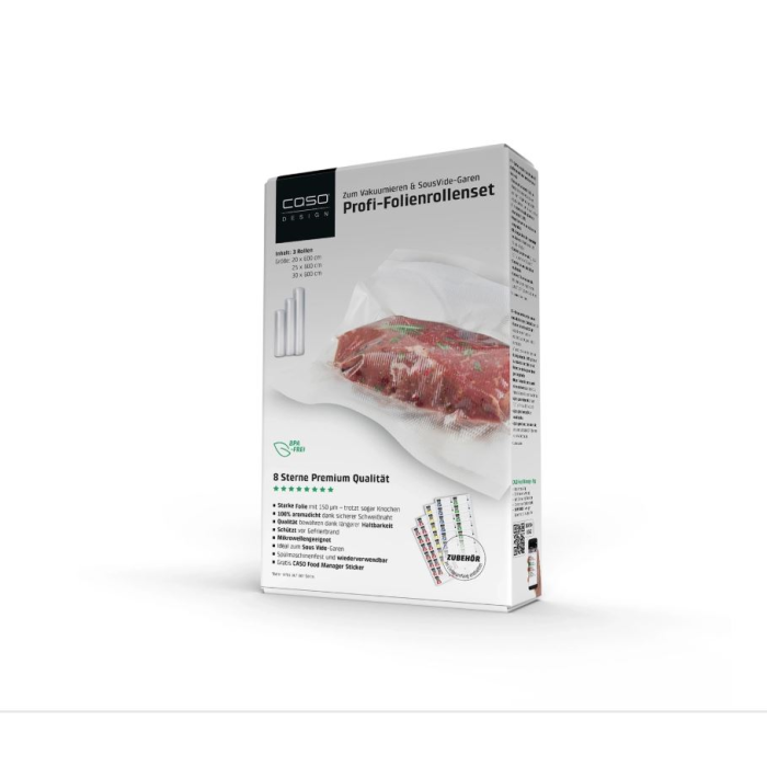 CASO komplet folij 1 20 × 30 cm + roli 20 × 600 cm, 30 × 600 cm CASO CASO komplet folij 1 20 × 30 cm + roli 20 × 600 cm, 30 × 600 cm