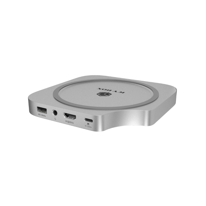 IcyBox IB-DK100 USB-C priklopna postaja za Mac mini M4 ICYBOX IcyBox IB-DK100 USB-C priklopna postaja za Mac mini M4