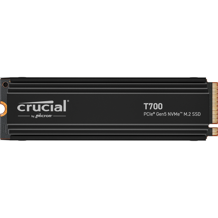 Crucial T700 4TB PCIe Gen5 NVMe M.2 SSD s hlajenjem CRUCIAL Crucial T700 4TB PCIe Gen5 NVMe M.2 SSD s hlajenjem