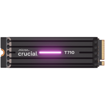 Crucial T710 2TB PCIe Gen5 NVMe 2280 M.2 SSD s hlajenjem