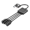 Sandberg USB-C/A na 2A+2C Splitter