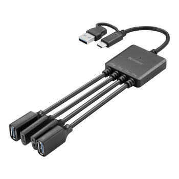 Sandberg USB-C/A na 2A+2C Splitter
