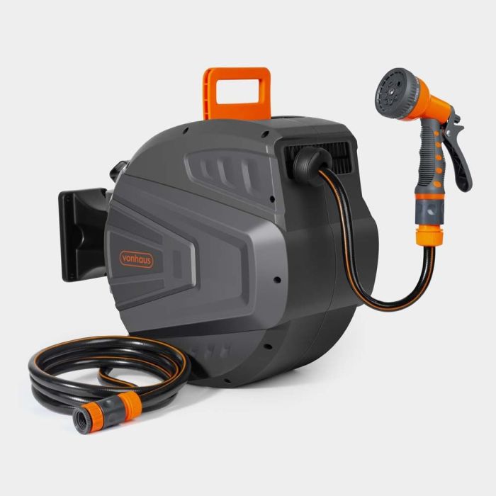 VonHaus Avtomatski navijalni kolut za vrtno cev 20 m VONHAUS VonHaus Avtomatski navijalni kolut za vrtno cev 20 m