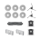 Dreame set rezervnih delov za robotski sesalnik L10s Ultra gen3/L50 Ultra CE/D30 Ultra