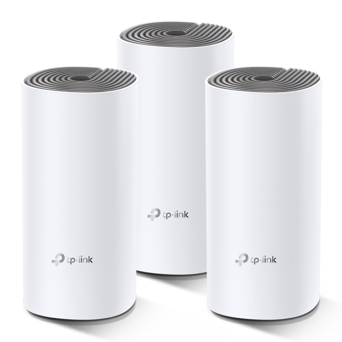 TP-LINK Deco E4 brezžičen Wi-Fi AC1200 Mesh - 3 pack TP-LINK TP-LINK Deco E4 brezžičen Wi-Fi AC1200 Mesh - 3 pack