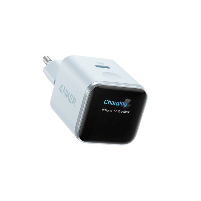 Anker Nano polnilec 45W, Smart Display, moder ANKER Anker Nano polnilec 45W, Smart Display, moder