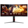 AOC Agon CU34G4Z 34" WQHD 240Hz 1ms ukrivljen gaming monitor