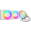 ARCTIC LIQUID FREEZER III PRO 240mm A-RGB vodno hlajenje za INTEL/AMD procesorje (bel)