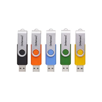 Intenso 5x16GB Office Line USB 3.2 spominski ključki - Barvni