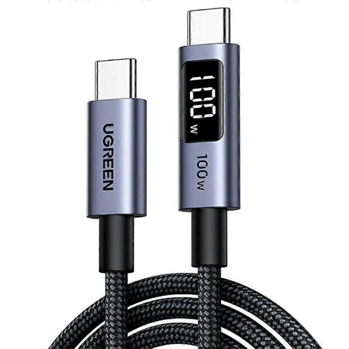 Ugreen USB-C na USB-C PD 3.0 polnilni kabel 100W, 1M UGREEN Ugreen USB-C na USB-C PD 3.0 polnilni kabel 100W, 1M