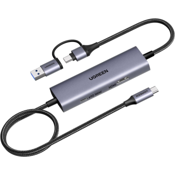 Ugreen USB-C adapter za zajem slike HDMI 4K@30Hz z USB PD 100W